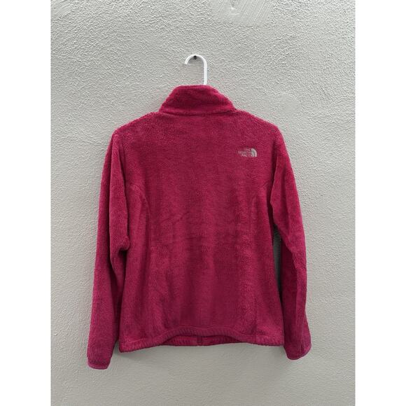 The North Face Childrens Girls Osito Jacket Size XL Pink Zip Up Fuzzy - Picture 9 of 13